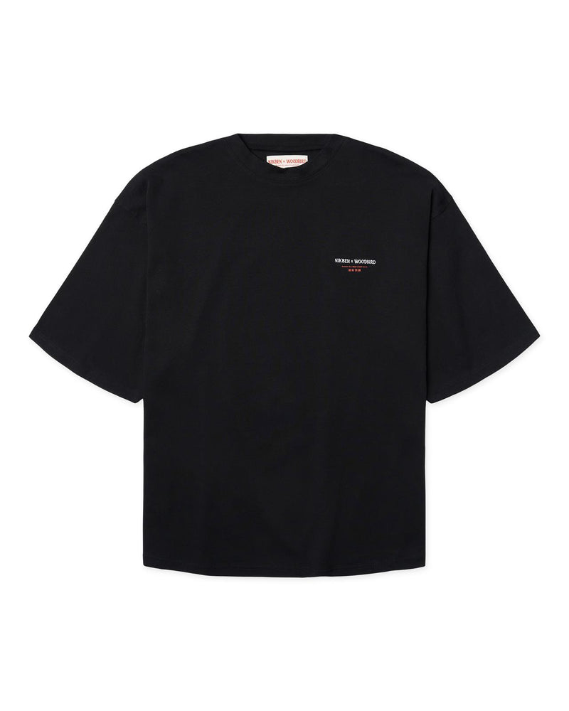 WOODBIRD X NIKBEN Delivery tee black