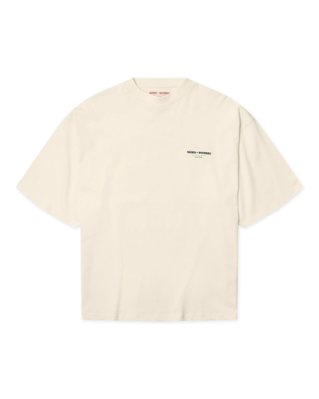 WOODBIRD X NIKBEN Delivery tee off white