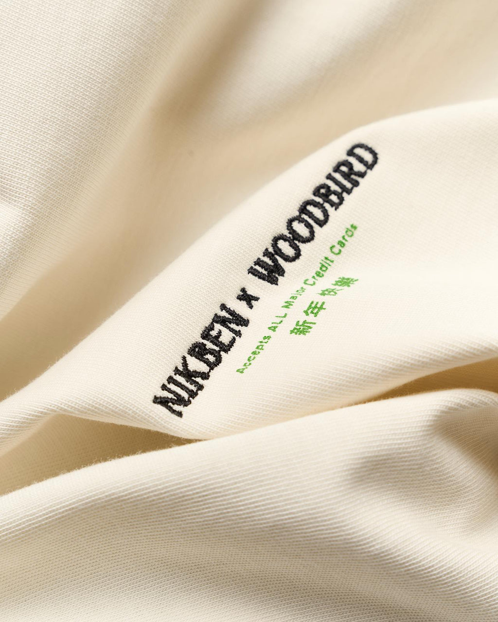 WOODBIRD X NIKBEN Delivery tee off white