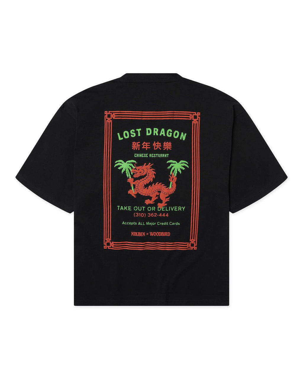 WOODBIRD X NIKBEN Dragon tee black