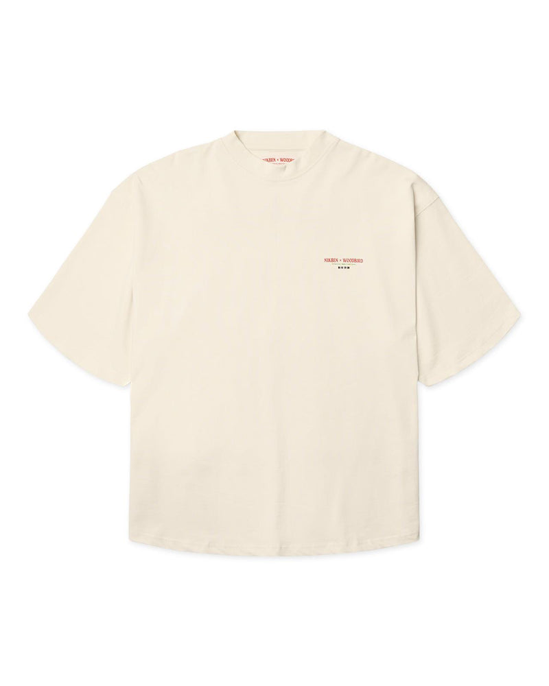 WOODBIRD X NIKBEN Dragon tee off white