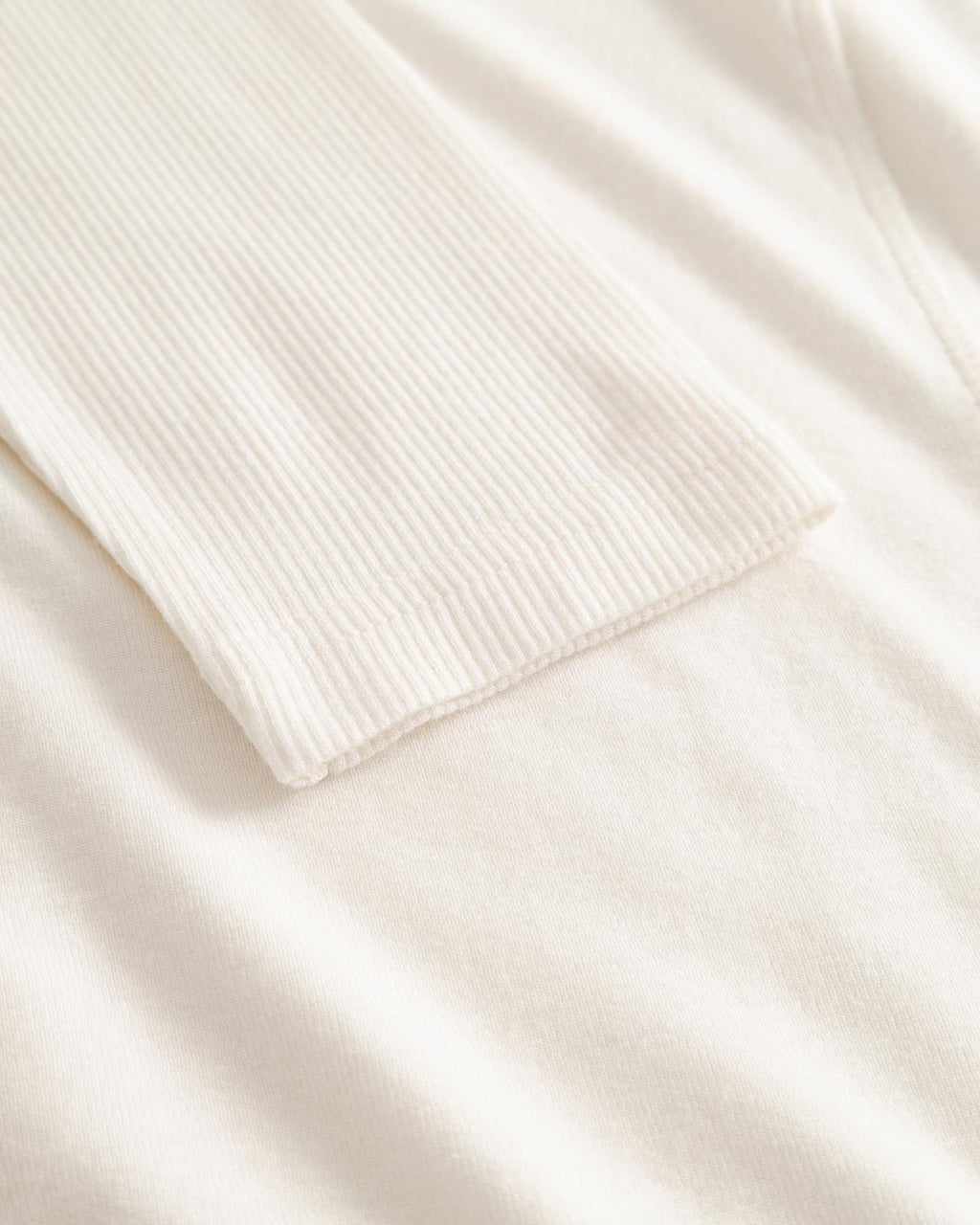 WOODBIRD Xao LS tee off white