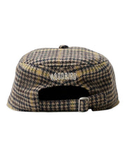 WOODBIRD Yin check pillbox cap