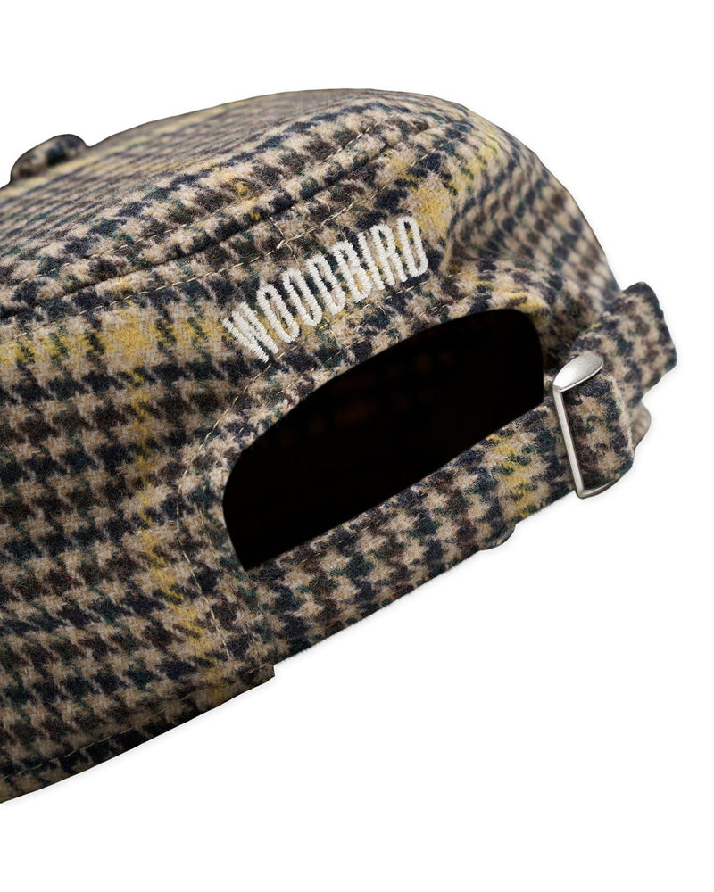 WOODBIRD Yin check pillbox cap