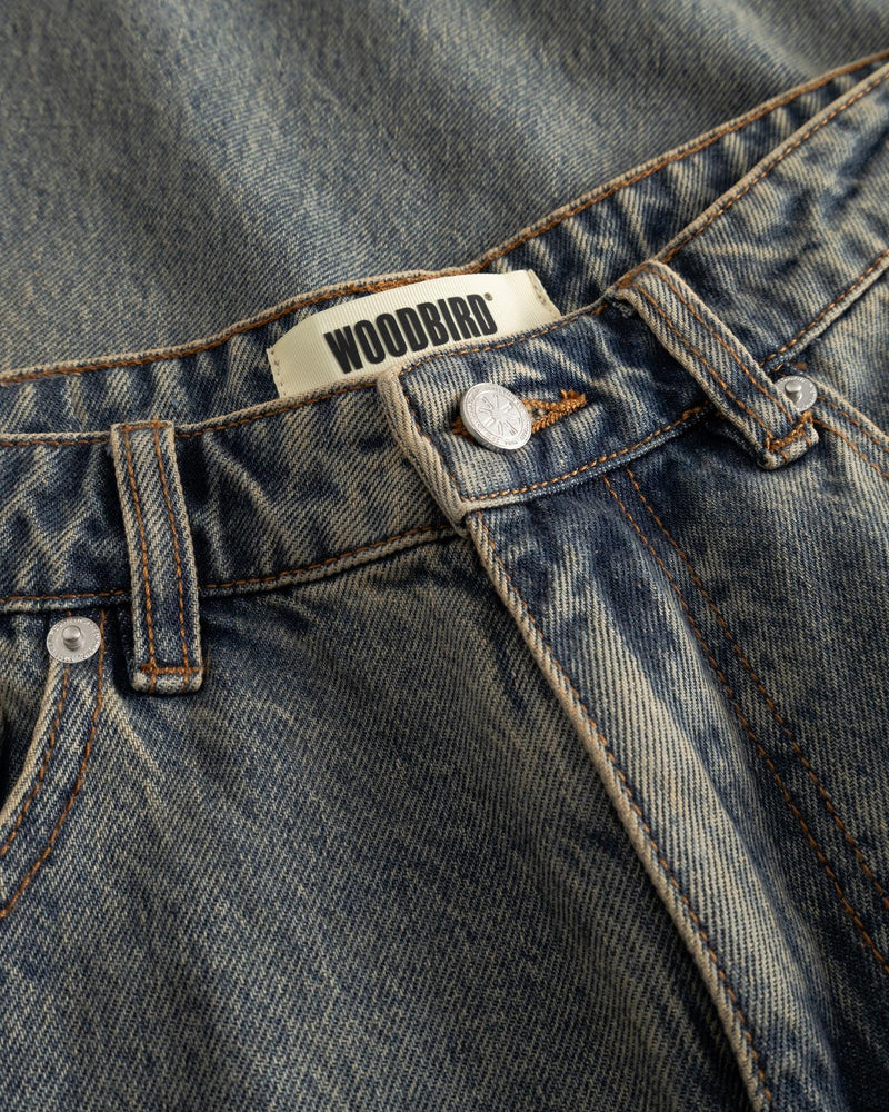 WOODBIRD Yuto aged jeans