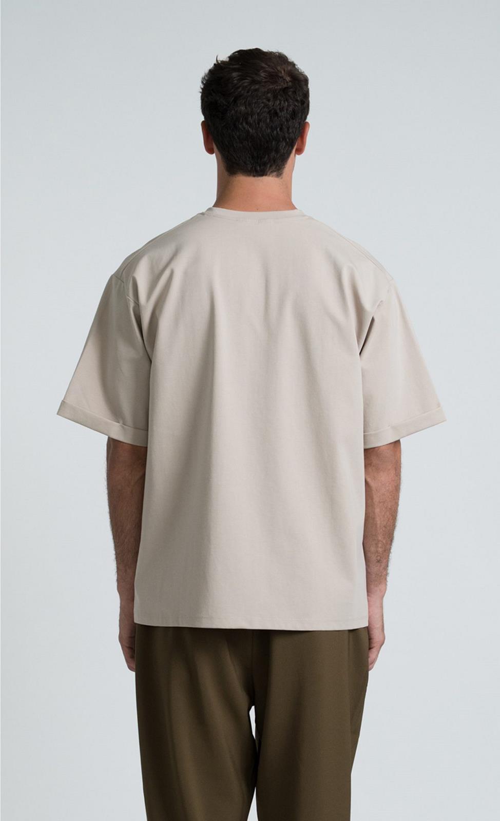 WOODEN STORE Akita t-shirt sabbia beige