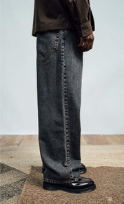 WOODEN STORE Big big japan jeans black dust