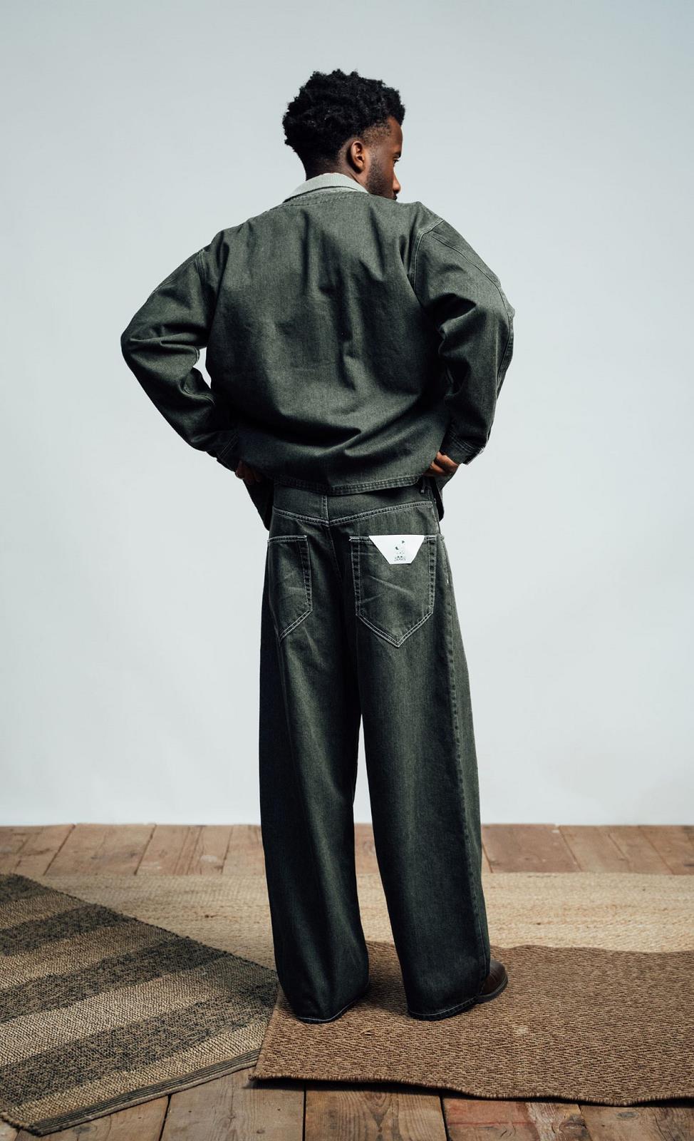 WOODEN STORE Big big japan jeans green