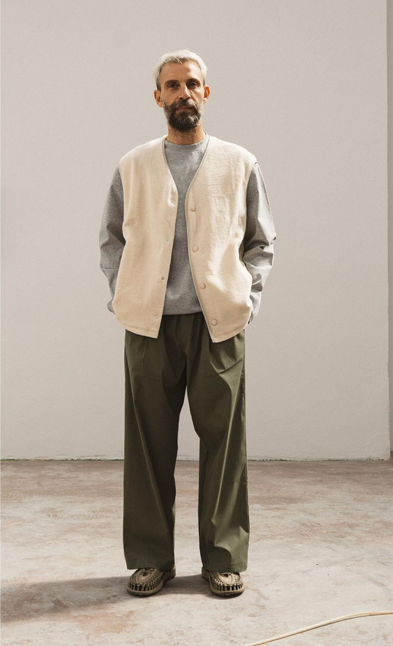 WOODEN STORE Big Osaka pants green