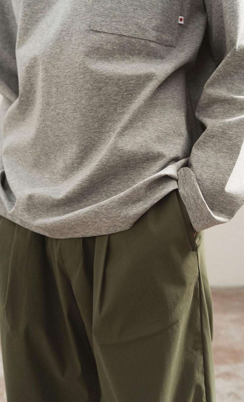 WOODEN STORE Big Osaka pants green