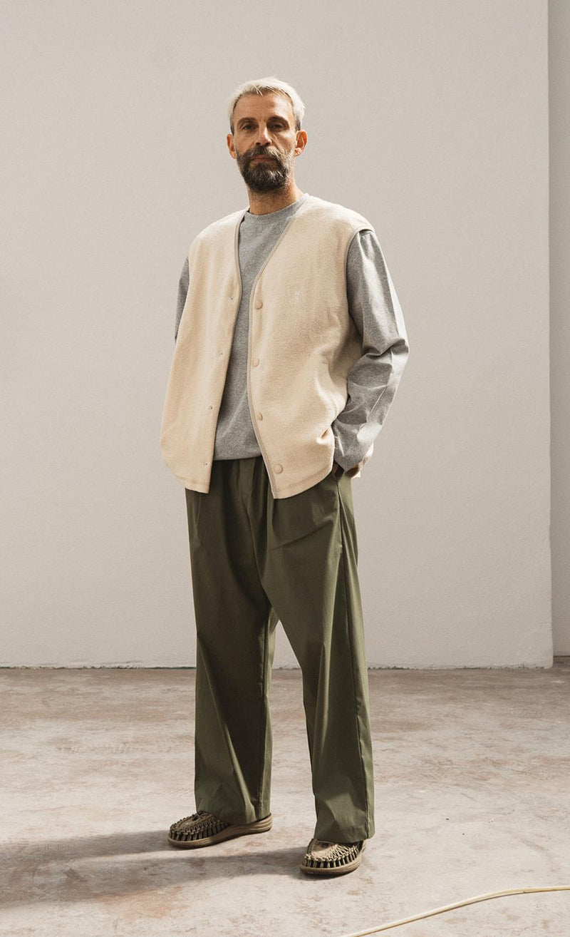 WOODEN STORE Big Osaka pants green