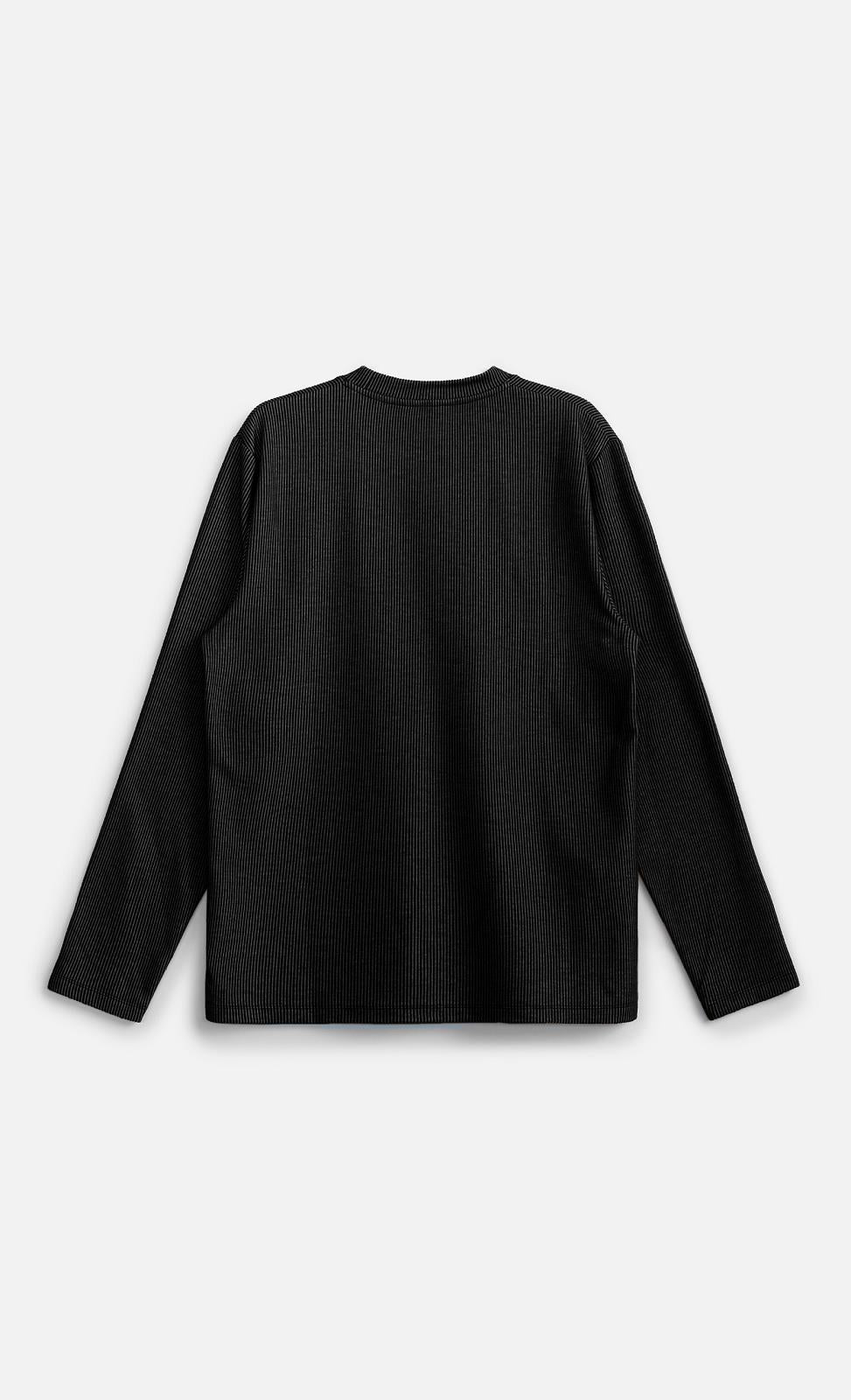 WOODEN STORE Daniel longsleeve black