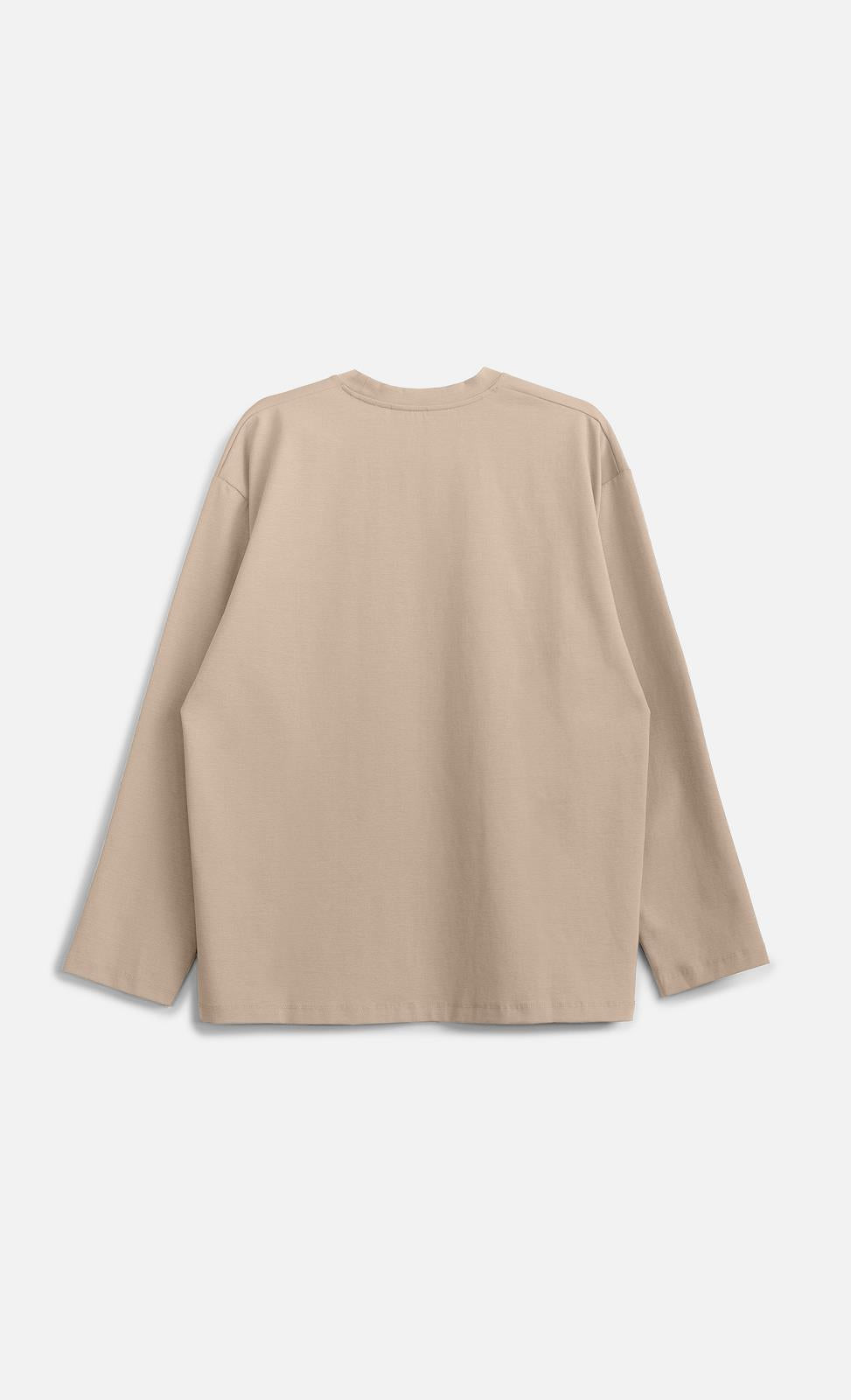 WOODEN STORE Izumi longsleeve sabbia