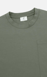 WOODEN STORE Izumi longsleeve t-shirt salvia green