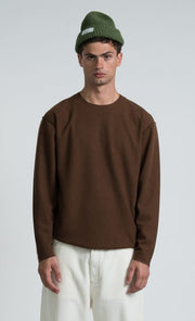 WOODEN STORE Pecos longsleeve marrone