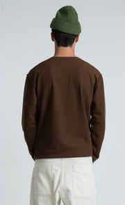 WOODEN STORE Pecos longsleeve marrone