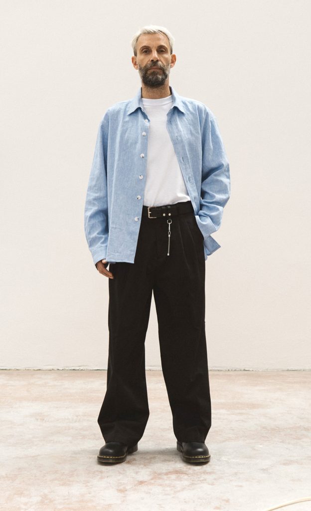 WOODEN STORE Shibuya trousers black