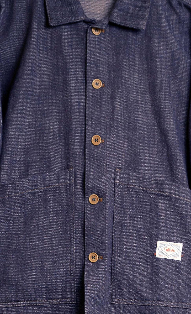 WOODEN STORE Travail shirt blue
